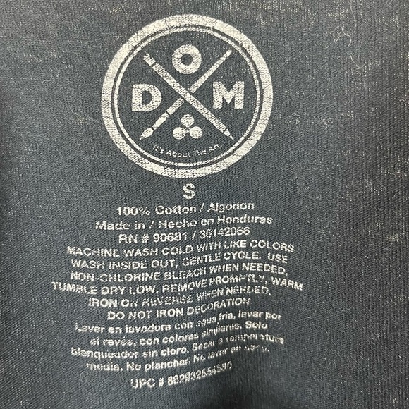 Doma Let's Get Weird Cat Size Small Tie Dye Graphic Tee Shirt Hippie Funny - Picture 10 of 11